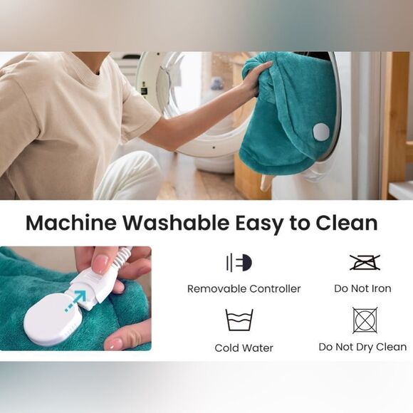 MaxKare Large Heating Pad, 4 Heat Settings, Auto Shut-Off, 24” x 33” - NIB - Picture 10 of 10